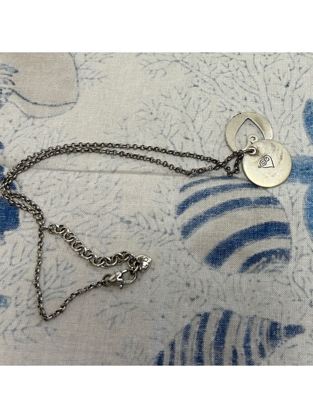 Brighton Quote Me Heart Necklace Silver Plated Positivity Pendants - Picture 8 of 12